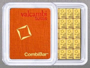 50 x 1 Grams - Goud .999 - Valcambi - Verzegeld en met