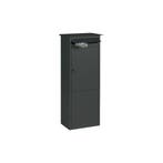 Practo Garden Frankfurt staande brievenbus staal - mat zwart, Verzenden, Nieuw