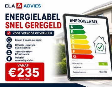 Energielabel aanvragen | Vanaf €235 incl. btw