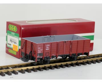 LGB 4021 H Hoge Bakwagen Ow 4021 (Goederenwagons Standaard), Overige typen, Ophalen of Verzenden, Zo goed als nieuw, LGB