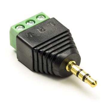 Speaker connector | M | Goobay (Stereo, 3.5 mm, 3-pin), Verzenden, Nieuw