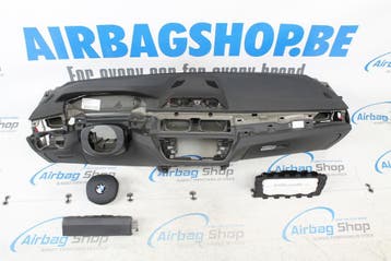 AIRBAG SET – DASHBOARD M LEDER MET STIKSELS BMW 5 SERIE G30, Gebruikt, BMW