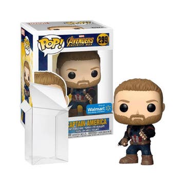 Funko Pop!  Avengers - Captain America #299 Walmart, Verzenden, Nieuw