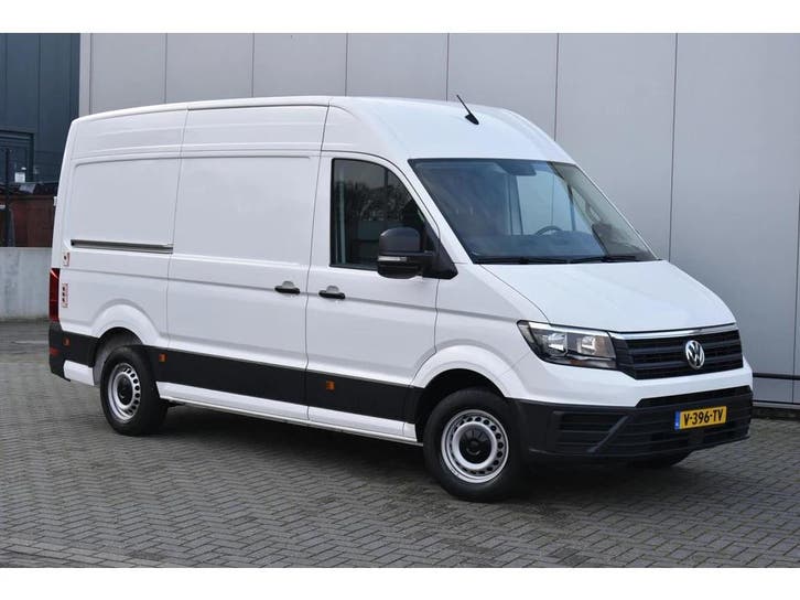 Zakelijke lease - Volkswagen Crafter 2.0 TDI L3H3 140 Pk, Auto's, Bestelauto's, Handgeschakeld, Financial lease, Wit, Volkswagen