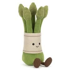 Jellycat Amuseables Asparagus van €49,99 voor €39,99, Ophalen of Verzenden, Nieuw