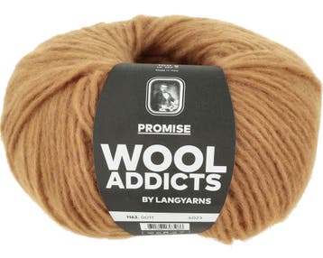 WoolAddicts Promise - 11 Cognac - Chunky / Dik Merinowol G, Ophalen of Verzenden, Nieuw
