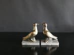 Boekensteunen - Régule en marmer - Vogels, Antiek en Kunst