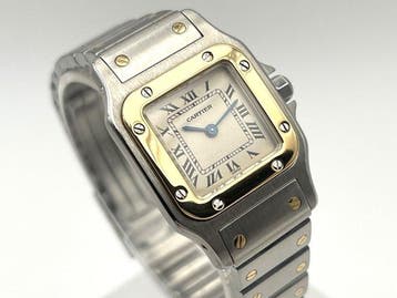 Cartier - Santos Galbée PM - 1567 - Serviced - Dames - 1996, Nieuw