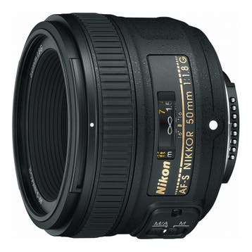 Nikon AF-S 50mm f/1.8G objectief - Tweedehands, Verzenden, Gebruikt, Standaardlens