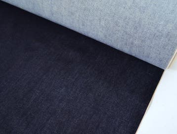 Japanse Denim Stoffen Super Donker Blauw, Hobby en Vrije tijd, Nieuw