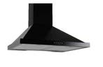 Afzuigkap 60cm Zwart 600m3 led NIEUW, Wandschouwkap, Recirculatie, Nieuw, Ophalen of Verzenden