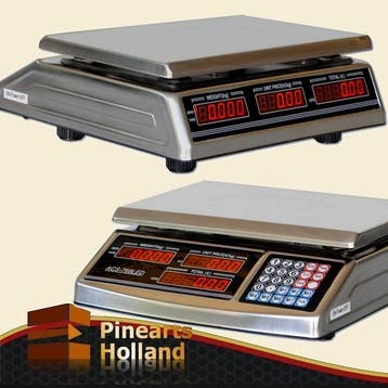 RVS LED Toonbankweegschaal met Prijsfunctie (6Kg x 2g), Ophalen of Verzenden, Nieuw, Overige typen, Minder dan 50 kg