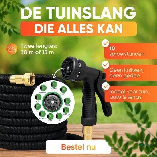 Slimhose | Uitrekbaar Flexibele tuinslang | magic hose, Tuin en Terras, Tuinslangen, Nieuw, Ophalen of Verzenden