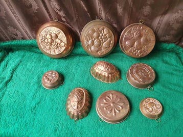 Mal (9) Vintage - Taartvormpjes