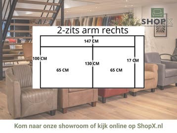 Leren elementenbank Match - element 2 zits arm links, Industrieel, Modern, Scandinavisch, Nieuw, Ophalen of Verzenden, Rechte bank