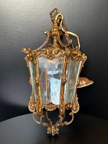 Plafondlamp - Glas, Legering