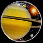 Verenigde Staten. 1 Dollar 2022 Sistema solar- Saturno