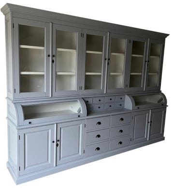 Buffetkast venstergrijs XL Bastiaan 300cm, Ophalen of Verzenden, Nieuw