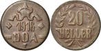 20 Heller 1916 Tabora, Postzegels en Munten, Munten | Europa | Niet-Euromunten, Verzenden