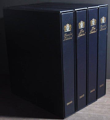 Accessoires Nederland - 4 lege luxe DAVO albums met 2x Mooi, Gestempeld
