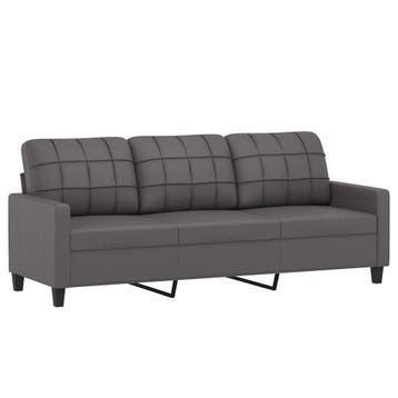 Bank Kunstleer Modern | Tweedekansje | OP=OP, Huis en Inrichting, Banken | Bankstellen, Gebruikt, 150 tot 200 cm, Driepersoons
