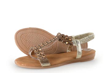 Dolcis Sandalen in maat 38 Goud, Dolcis, Overige kleuren, Verzenden, Sandalen of Muiltjes