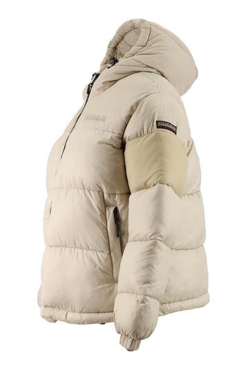 Napapijri Jas in maat M Beige, Napapijri, Verzenden, Zo goed als nieuw, Beige