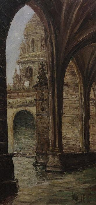 French School (c. 1960) - The Cloister at the Murcia