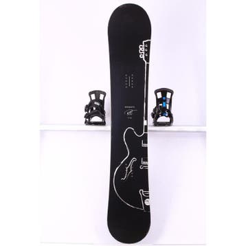 154 158 162 snowboard PAT BURGENER PRO GUITAR LIMITED, Black, Verzenden, Gebruikt