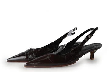 Manfield Slingbacks in maat 40 Bruin, Bruin, Verzenden, Zo goed als nieuw, Manfield