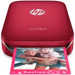 HP Sprocket - Draagbare Fotoprinter voor Smartphones - Rood, Verzenden, Nieuw