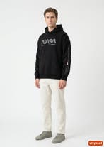 Vintage Hoodies Heren / Dames maat L Black with, Kleding | Heren, Ophalen of Verzenden, Nieuw, Unknown