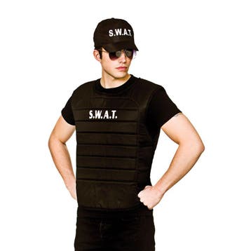 SWAT vest met pet, Verzenden, Nieuw, Feestartikel