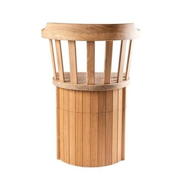 ARC Marine Teak kolom met lade voor stuurstoel 2050, Ophalen of Verzenden, Nieuw