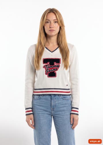 Tommy Jeans Truien Dames maat S Off-White Vintage, Kleding | Dames, Truien en Vesten, Ophalen of Verzenden, Nieuw