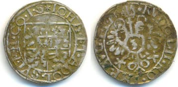3 Kreuzer Alsenz o J Salm Grumbach: Johann en Adolf, 1606..., Verzenden