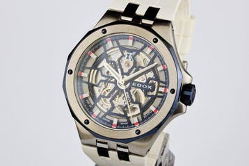 Edox - Delfin Mecano Skeleton Dial - 85303 - Heren - 2020+, Nieuw