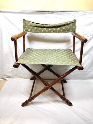 Klapstoel - Hout, Textiel - Opvouwbare regisseursstoel