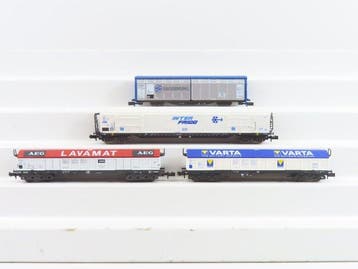 Minitrix N - 13248/3567/13868K - Modeltrein goederenwagon, Nieuw