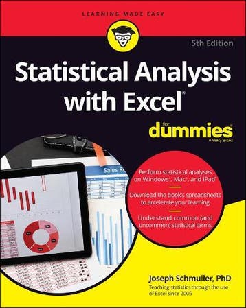 Statistical Analysis with Excel For Dummies, Boeken, Studieboeken en Cursussen, Verzenden, Nieuw