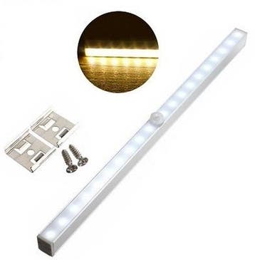 LED Kastverlichting - Met Sensor - Warm Wit, Ophalen of Verzenden, Nieuw