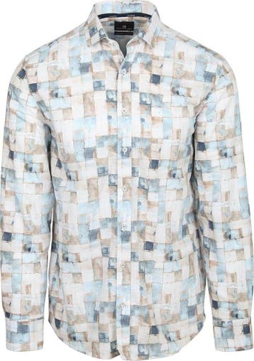 State Of Art Overhemd Print Blauw maat 4XL Heren, Verzenden, Nieuw, Blauw, State of Art