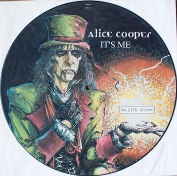 LP gebruikt - Alice Cooper (2) - Its Me PICTURE DISC, Cd's en Dvd's, Verzenden, Zo goed als nieuw, Overige formaten