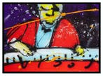 Herman Brood | Giclée: The Pianoman | Afmeting: 85cm x 120cm, Antiek en Kunst, Ophalen of Verzenden