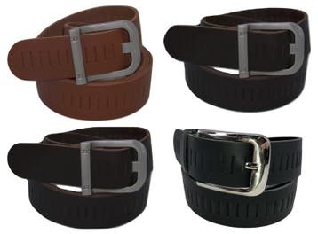 100% Leren kwaliteits gleuf riem 4cm breed, Verzenden, Nieuw