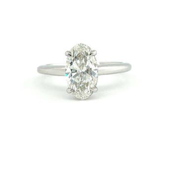 Ring - 14 karaat Witgoud - 2.25ct. tw. Diamant (Lab-grown) -, Nieuw