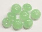 10 Stuks Glaskraal rondel jade Licht-groen 8 mm (Glaskralen), Ophalen of Verzenden, Nieuw, Kraal