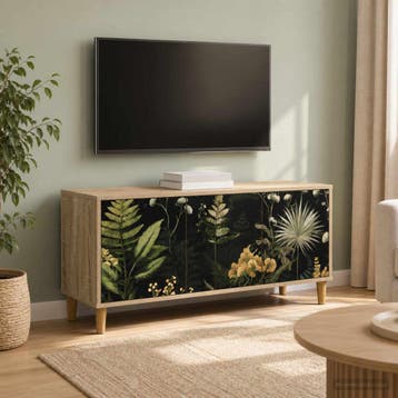 vidaXL Tv-meubel RHENEN 102 x 33 x 50 cm Sonoma Bewerkt hout, Huis en Inrichting, Minder dan 50 cm, Verzenden, Nieuw, Minder dan 100 cm