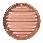 Europlast metalen ventilatierooster rond koper Ø 125mm -, Ophalen of Verzenden, Nieuw