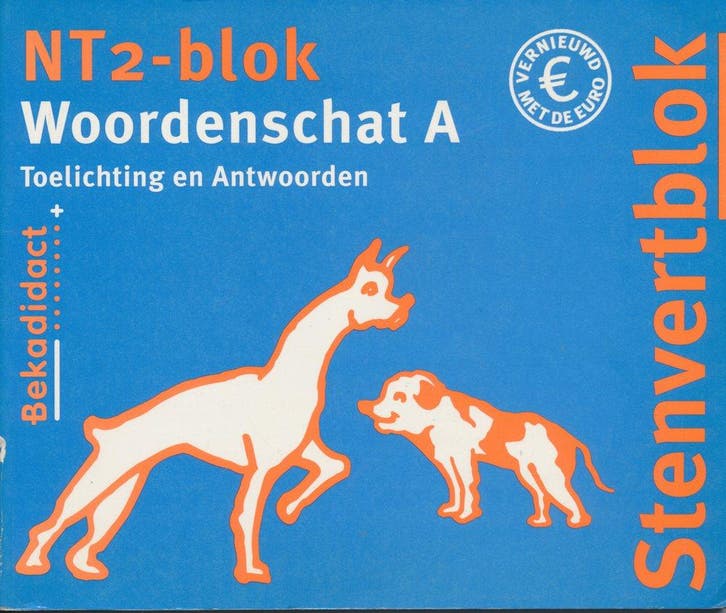 Stenvert NT2-blok woordenschat A Antwoorden, Boeken, Schoolboeken, Verzenden